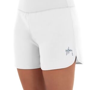 Guy Harvey White Athletic Shorts
